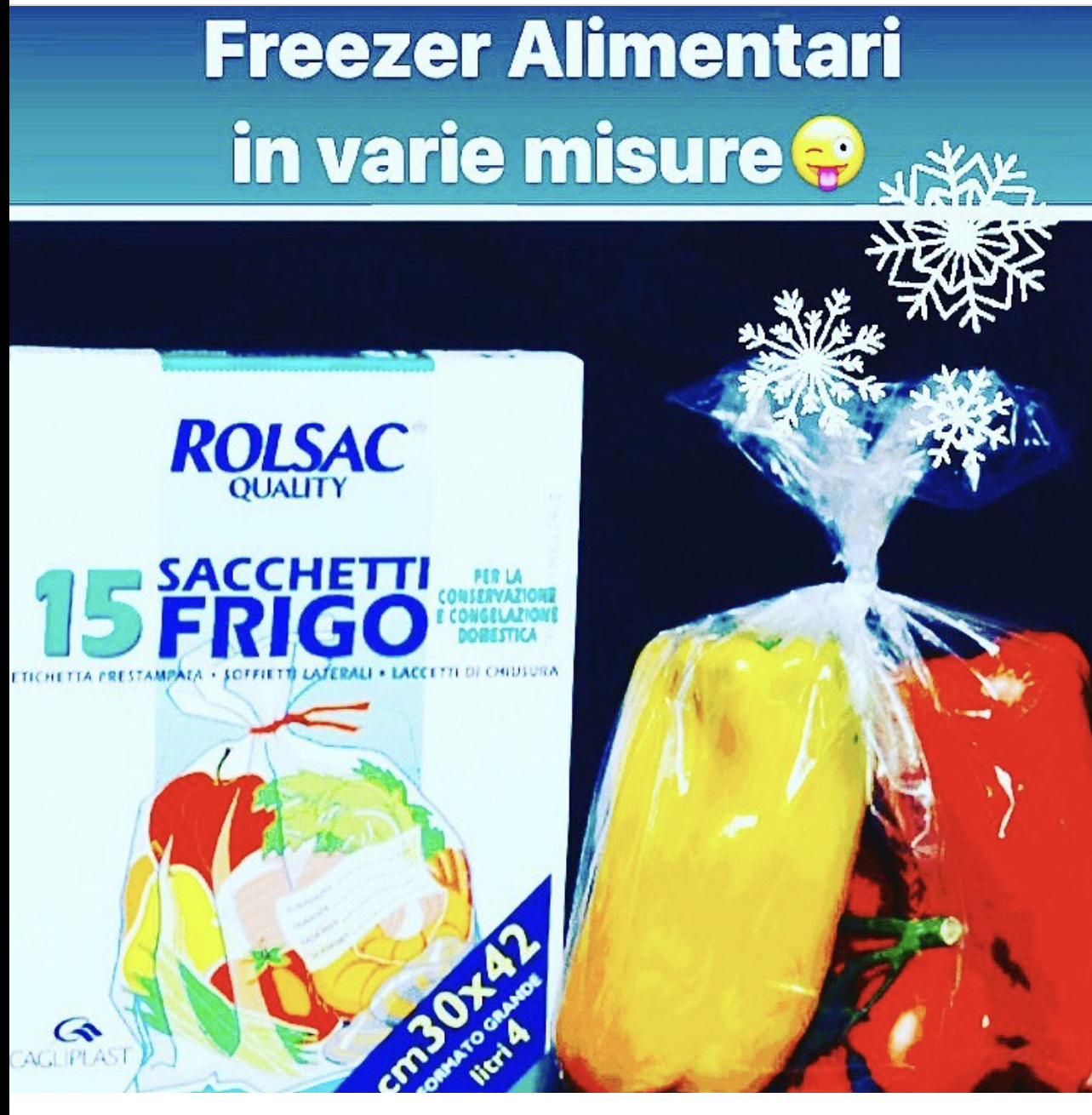 Sacchetti gelo freezer grande mis. 30x42 box 10x15 pz - Italdeter